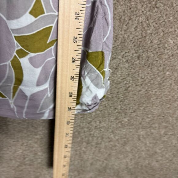 Free People Louise Mini Dress Size Small Purple Floral Smocked Off The Shoulder - Picture 6 of 12